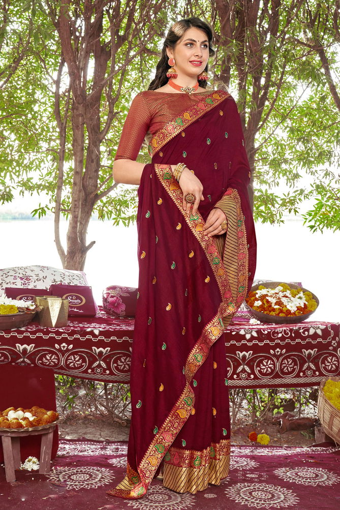 Rosy Vol 4 Party Wear Sarees Catalog
